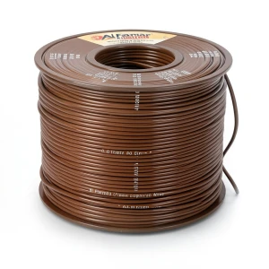 2.5mm2 Electric Wire 450/750V, Flexible Copper Conductor, Heat Resistant PVC Insulated 0.8mm Thickness, Brown | Al Fanar