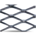 Hot Rolled Steel Expanded Metal Mesh Bahri 1.7 mm Thickness 2.44 m Width 6 m Length