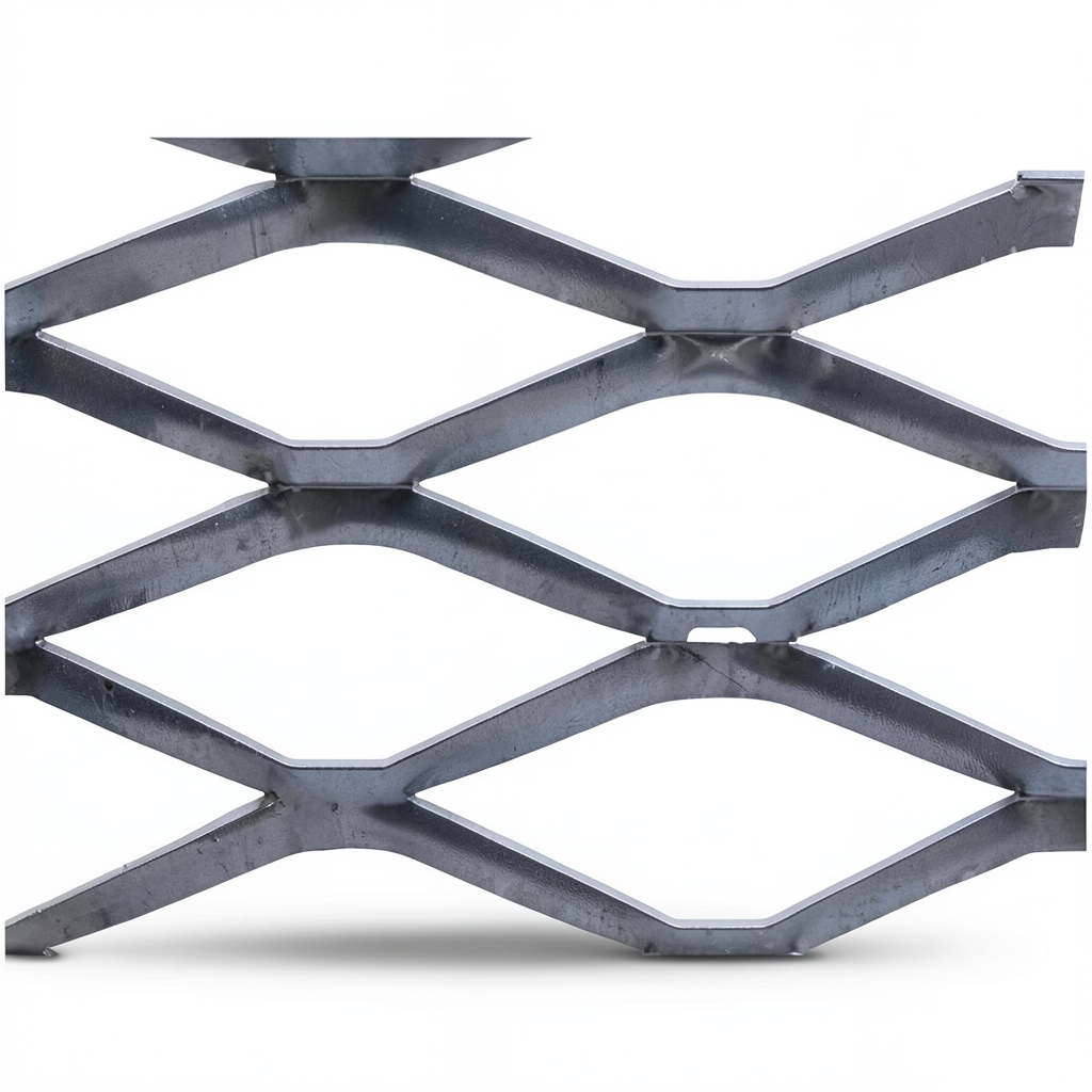 Hot Rolled Steel Expanded Metal Mesh Bahri 1.7 mm Thickness 2.44 m Width 6 m Length
