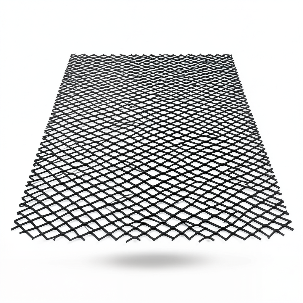 Bahri Hot Rolled Expanded Steel Mesh 2.3mm Black 2.44m x 6m by Bait Al Tatawor