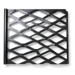Hot Rolled Black Steel Expanded Metal Mesh Bahri 2.7 mm Thickness 2.44 m Width 6 m Length