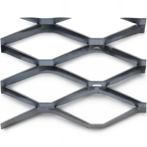 Hot Rolled Steel Expanded Metal Mesh Bahri 2.8 mm Thickness 2.44 m Width 6 m Length