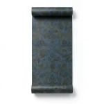 Italian Wallpaper Patterned Design Dark Gray, Size 10mx0.73m