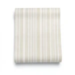 Italian Wallpaper Striped Design Light Beige, Size 10mx0.73m, Model 57170