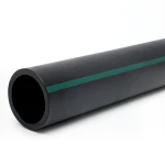 أنابيب HDPE ضغط 4 بار PE 80 قطر خارجي 200 مم SDR 41 لون أسود