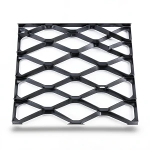Hot Rolled Steel Expanded Metal Mesh Bahri 1.7 mm Thickness 2.44 m Width 7 m Length, Black