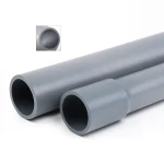 UPVC Pipes Sewage System Nominal Pressure 2 Bar Outside Diameter 710 mm Thickness 5.7 mm Gray