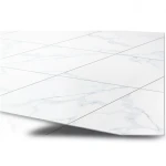 بلاط ارضيات بورسلان ابيض هندي 0.9×60×60 سم، موديل فيكتوريا