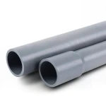 UPVC Pipes Sewage System Nominal Pressure 4 Bar Outside Diameter 75 mm Thickness 1.8 mm Gray