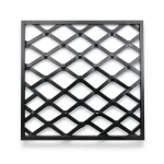 Hot Rolled Black Steel Expanded Metal Mesh Bahri Thickness 2.7 mm Width 2.44 m Length 7 m