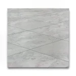 بلاط ارضيات بورسلان رمادي 0.9×60×60 سم، موديل فين ستون، هندي