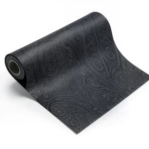 Italian Wallpaper Patterned Design Dark Gray, Size 10mx0.73m, Model 275028