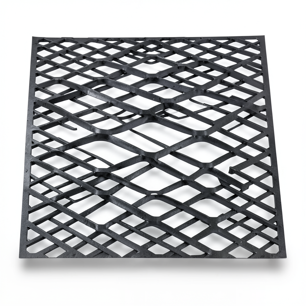 Hot Rolled (Black) Steel Expanded Metal Mesh Bahri 5.8 mm Thickness 1 m Length 2.44 m Width