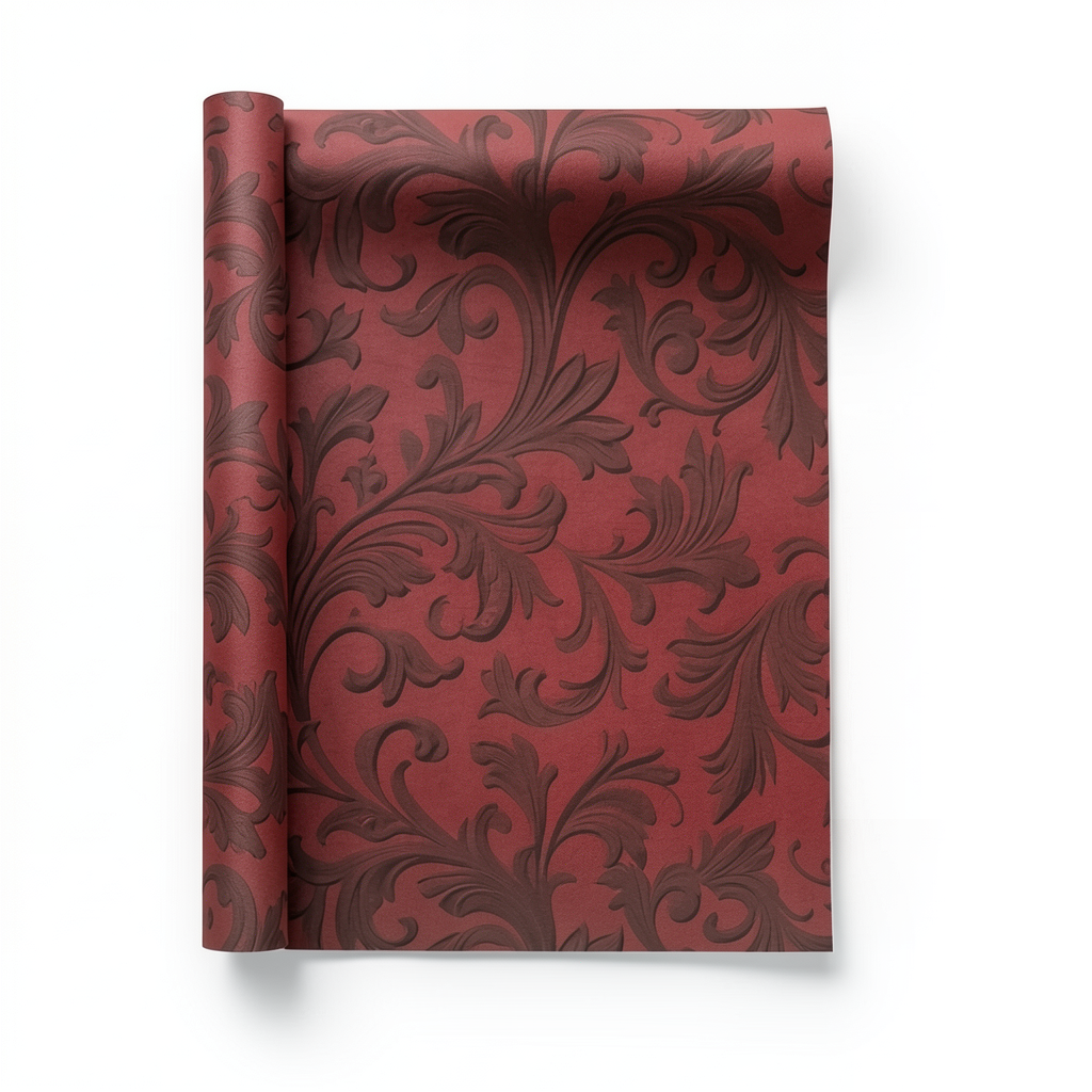 Dutch Classic Wall Decoration 10m x 0.53m, Red Color