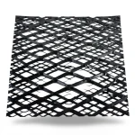 Hot Rolled Black Steel Expanded Metal Mesh Bahri 6 mm Thickness 2.44 m Width 1 m Length