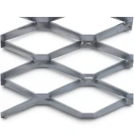 Hot Rolled Steel Expanded Metal Mesh Bahri 3.8 mm Thickness 2.44 m Width 2 m Length