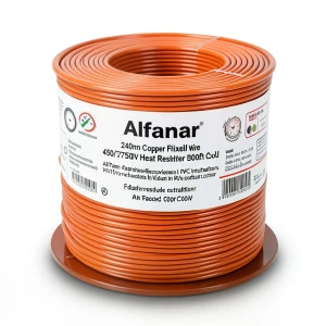 سلك نحاس مرن 240 ملي 450/750 فولت عزل PVC مقاوم للحرارة طول 300 قدم | شركة الفنار