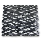 Hot Rolled Expanded Metal Thickness 1.7 mm Size 1.22×1 m Black, Momawaj