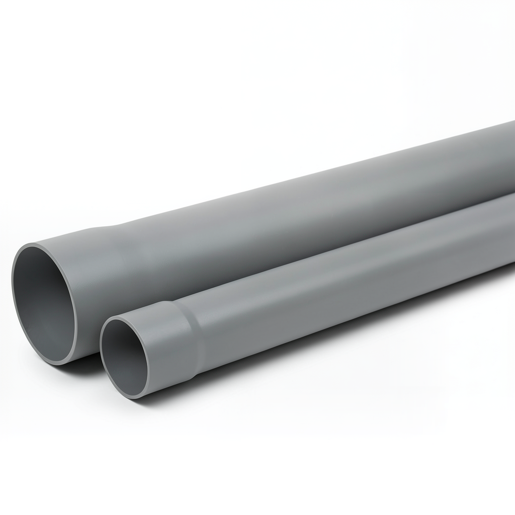 UPVC Pipe SDR 34.4 PN 7.5 Bar 180 mm OD 5.3 mm Thickness Grey