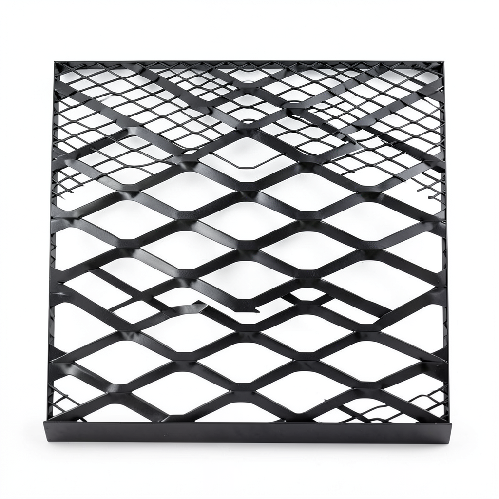 Hot Rolled Black Steel Expanded Metal Mesh Bahri 4.8 mm Thickness 2.44 m Width 3 m Length