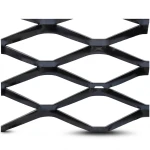 Hot Rolled Black Steel Expanded Metal Mesh Bahri 6 mm Thickness 2.44 m Width 3 m Length