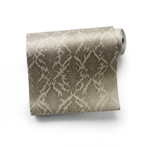 Italian Wallpaper Patterned Design Dark Beige, Size 10mx0.73m, Model 81045