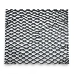 Hot Rolled Expanded Metal Wiremesh 1.7 mm Diameter 1.22x7 m, Black