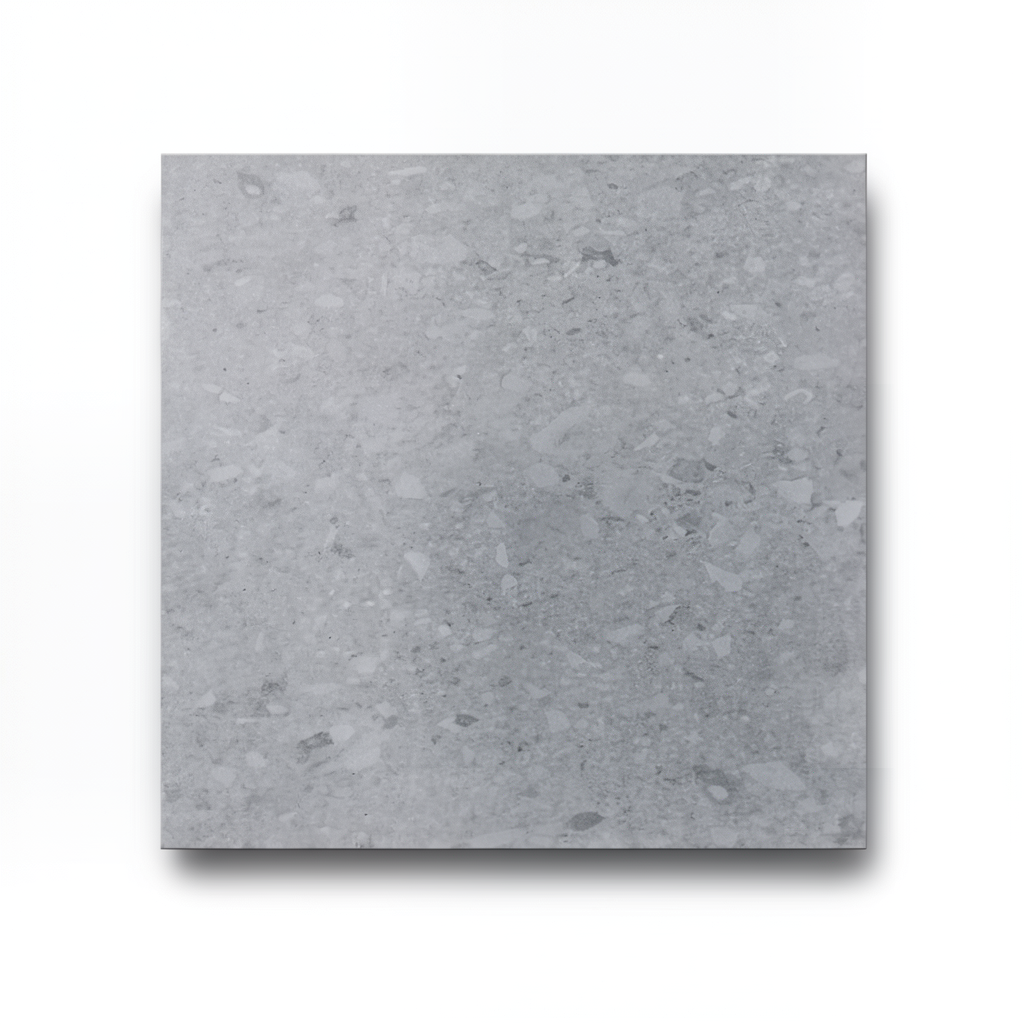 Indian Porcelain Floor Tiles 60x60 cm, Grey Color, 13.99 kg