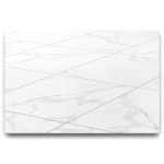بلاط ارضيات بورسلان ابيض هندي 0.9×60×60 سم، موديل فيكتوريا