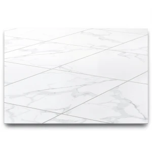 بلاط ارضيات بورسلان ابيض هندي 0.9×60×60 سم، موديل فيكتوريا