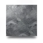 بلاط ارضيات بورسلان 80×80×0.9 سم، لون رمادي، موديل Pegolia