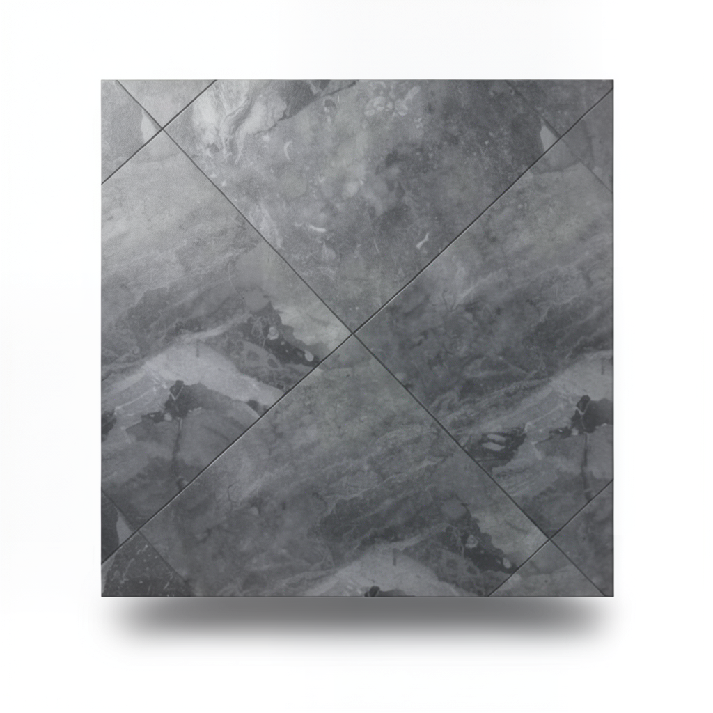 بلاط ارضيات بورسلان 80×80×0.9 سم، لون رمادي، موديل Pegolia