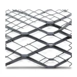 Hot Rolled Steel Expanded Metal Mesh Bahri 3.8 mm Thickness 2.44 m Width 1 m Length