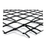 Hot Rolled Steel Expanded Metal Mesh Bahri 4.8 mm Thickness 2.44 m Width 1 m Length