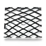 Hot Rolled Black Steel Expanded Metal Mesh Bahri Thickness 5.8 mm Width 2.44 meter Length 2 M