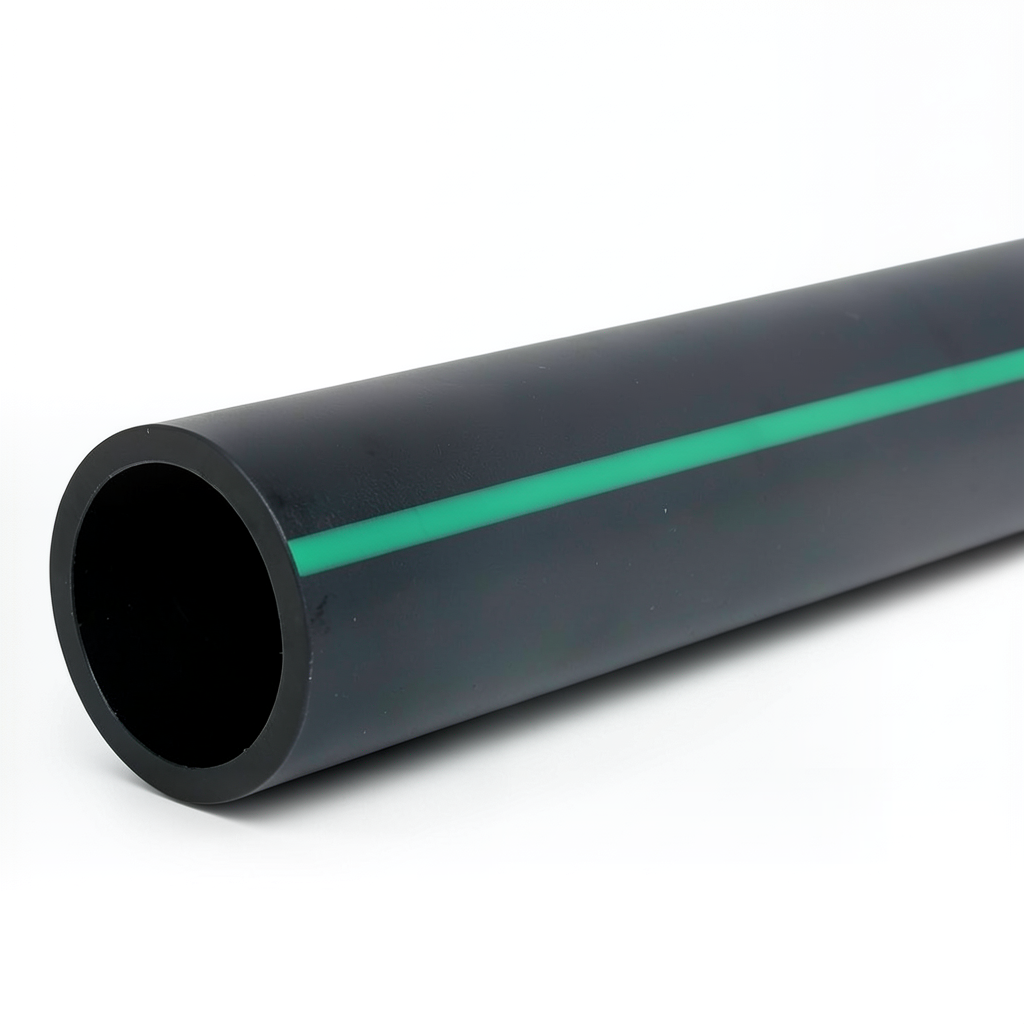 مواسير HDPE ضغط 4 بار PE 80 قطر خارجي 355 مم SDR 41 لون أسود