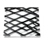 Hot Rolled Black Steel Expanded Metal Mesh Bahri 3.8 mm Thickness 2.44 m Width 3 m Length