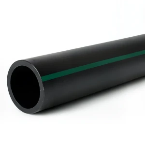 HDPE Pipe Nominal Pressure 4 Bar PE 80 OD 200 mm SDR 33 Black
