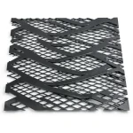 Hot Rolled Expanded Metal Mesh Thickness 1.8 mm Size 1.22×4 m, Black