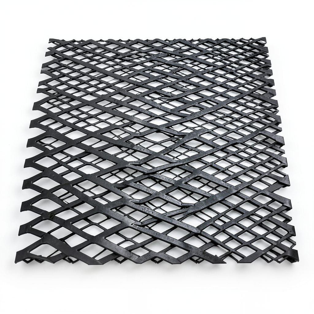 Hot Rolled Expanded Metal Mesh Thickness 1.8 mm Size 1.22×3 m Black Steel