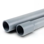 UPVC Pipes Sewage System Nominal Pressure 6 Bar Outside Diameter 225 mm Thickness 6.6 mm Gray