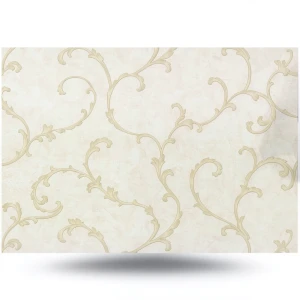 Italian Wallpaper Patterned Design Beige Color, Size 10mx0.73m, Model 81114