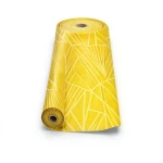 Italian Geometric Wallpaper 10m x 0.73m Yellow, Model Z90049