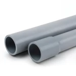 UPVC Pipes Sewage System Nominal Pressure 6 Bar Outside Diameter 225 mm Thickness 6.6 mm Gray