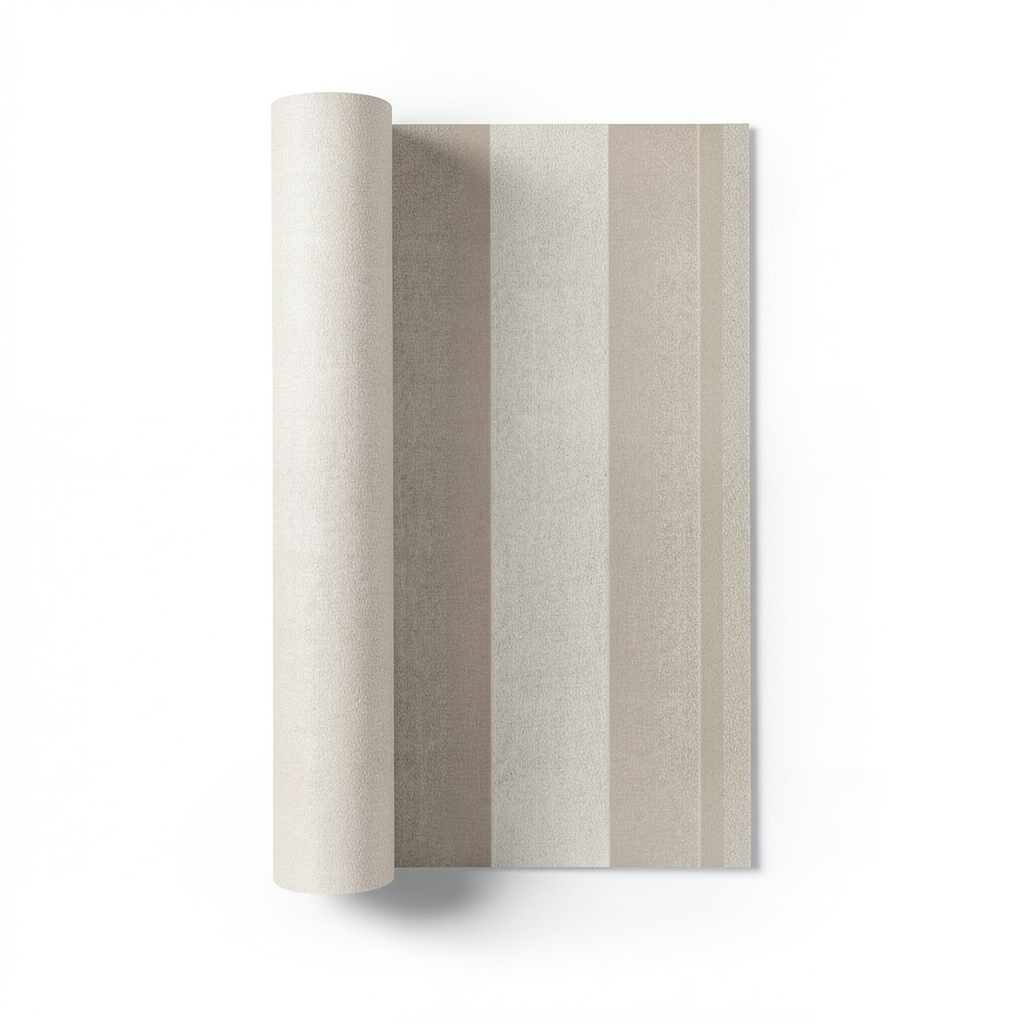 Striped Wall Decoration 10m x 1.06m Beige Color, Model 5903