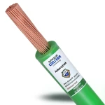 لفة سلك مجدول 95 مم نحاس 450/750 فولت عزل PVC 70°C لون أخضر | شركة كابلات الشرقية للصناعة