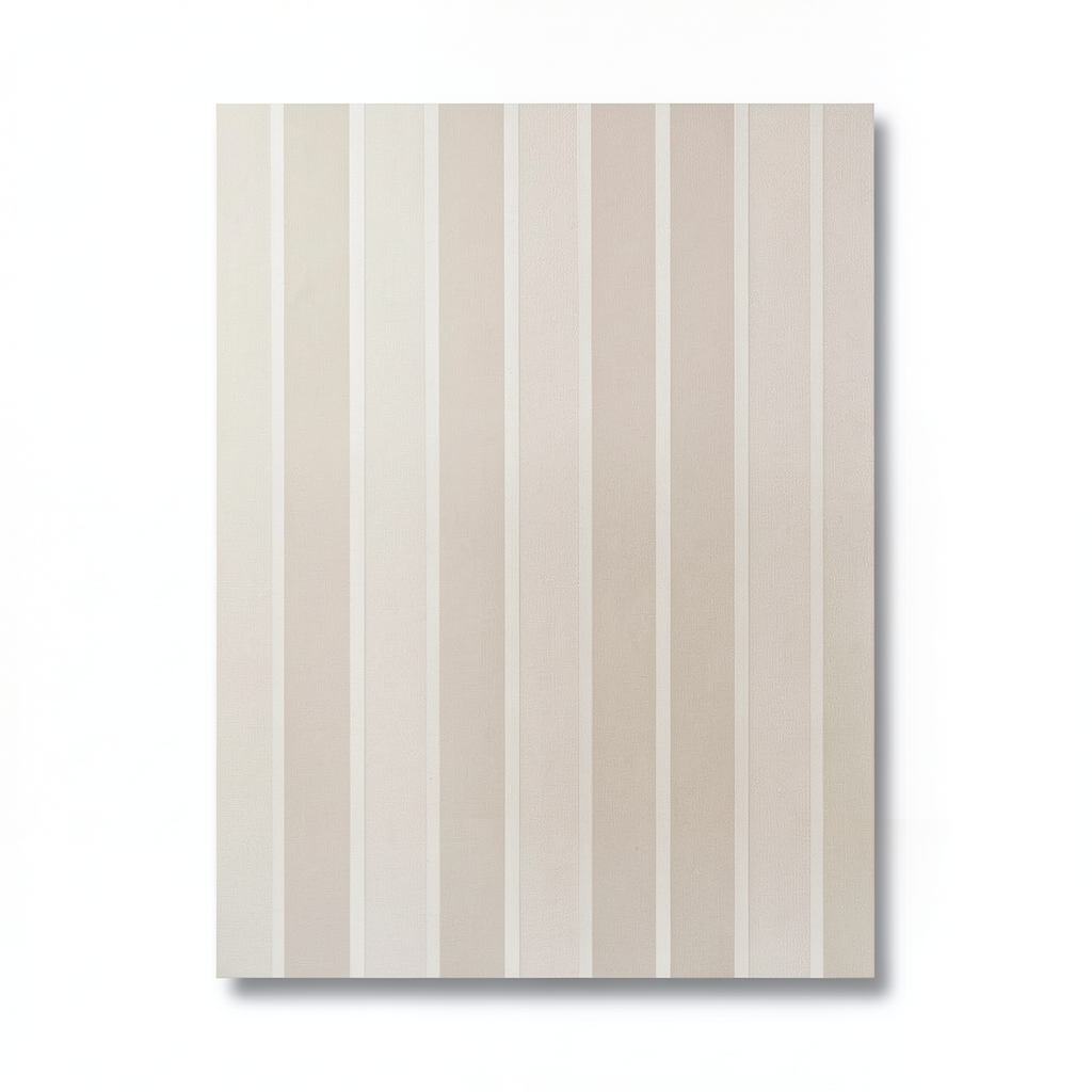 Striped Wallpaper 10m x 1.06m Beige, Model 5905