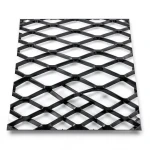 Hot Rolled Black Steel Expanded Metal Mesh Bahri 4.8 mm Thickness 2.44 m Width 4 m Length