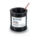 سلك NYA نحاس مجدول 1.5 مم 450/750 فولت، عزل PVC 90°C، اسود | شركة كابلات الشرقية للصناعة