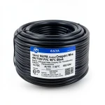 سلك كهرباء 16 مم2 NYA 450/750 فولت، نحاس مجدول، معزول PVC 90°C، اسود | شركة كابلات الشرقية للصناعة